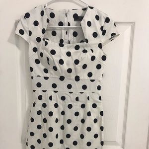 Sexy and elegant black and white dress